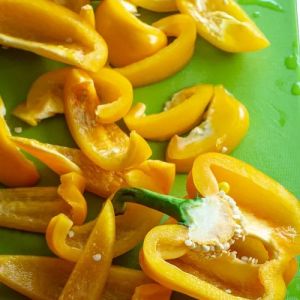 Frozen Yellow Capsicum for Cooking