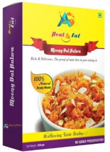 Ready To Eat Moong Dal Halwa, Packaging Type : Sealed Container