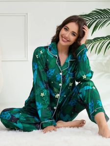 Ladies Printed Lycra Night Suit