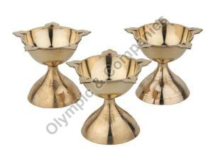 Brass Diya Set