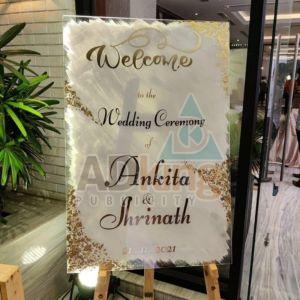 Acrylic Welcome Board
