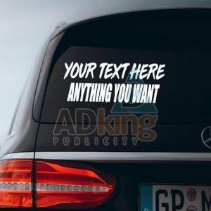 Custom Car Stickers