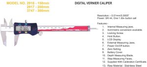 Stainless Steel Kristeel Digital Vernier Caliper, For Industrial