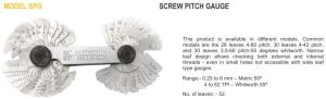 Stainless Steel Screw Pitch Gauges