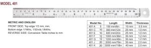 Kristeel Stainless Steel Ruler, For Industry, Size: 150mm To 3000mm
