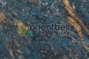 1200x1800mm Super Gloss Jeriba Blue Quartzite Stone