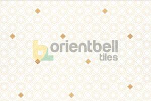 300x450mm ODG Songket Art Gold Wall Tile