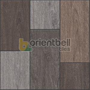 400X400mm HRP Plank Wood Wenge Floor Tile