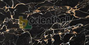 600X1200mm DR Super Gloss Portoro Gold Marble