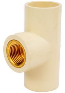Bandhan CPVC Reducing Brass Tee Sdr 11