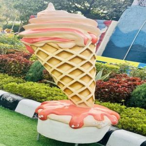 FRP Ice Cream Statue