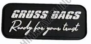 Black Silicone Bag Logo Badge