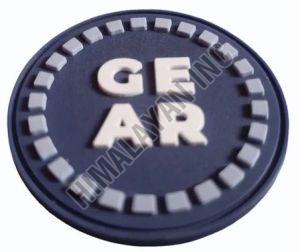 Navy Blue Silicone Purse Logo Badge