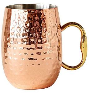 18 OZ Stainless Steel Hammered Mug