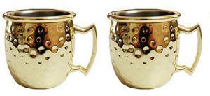 8 OZ Stainless Steel Hammered Copper Mug