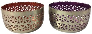 Decoratice Iron Votive Teal Light Candle Holders