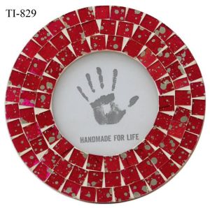 TI 829 Mosaic Glass Photo Frames