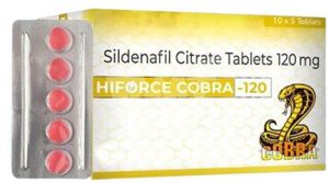 Hiforce Cobra 120mg Sildenafil Citrate Tablets