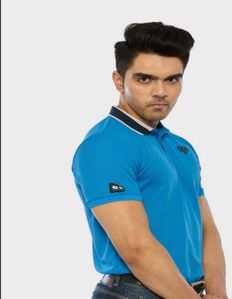 Mens Armour Blue Polo T-Shirts
