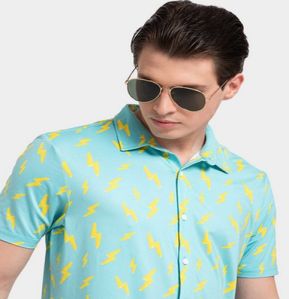 Mens Pro Aqua Green Shirts
