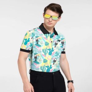Mens Ultra Tropical Paradise Polo T-Shirts