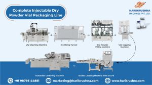 Dry Powder Vial Packaging Line