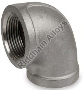 90 Degree Stainless Steel Screwed Elbow