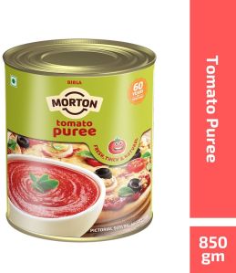 Morton Canned Tomato Puree, Color : Red