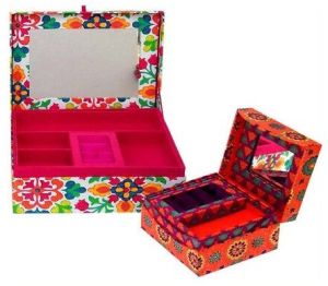 Matte Handmade Paper Jewellery Box, Color : Natural Standard