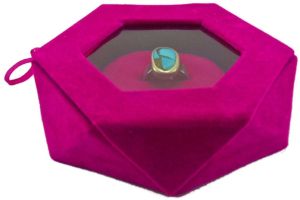 Plain Handmade Paper Mini Jewellery Box Traditional