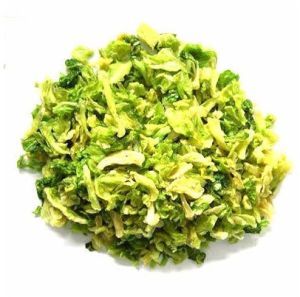 Dehydrated Air Dried Cabbage Chopped, Color : Green