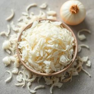 Sorted Dehydrated White Onion Flakes, Packaging Size : 14 Kg