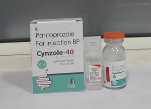 Cynzole 40mg Pantoprazole Injections, Packaging Type : Box