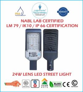 24 Watt LED Street Light With Lens