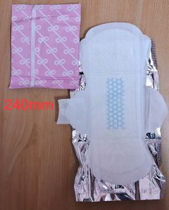 Compulsory Cotton Ultra Thin Anion Chip Sanitary Pad, Color : White