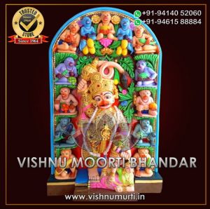 Kashtbhanjan Hanuman Marble Statue
