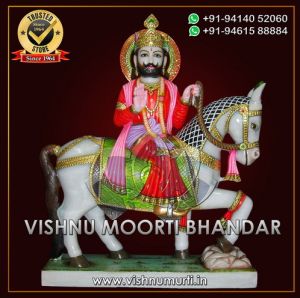 Marble Ramdev Baba Statue