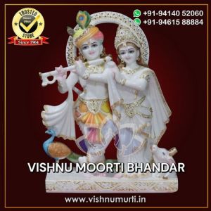 Radha Krishna Yugal Marble murti
