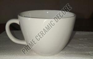 White Ceramic Barista Coffee Cup