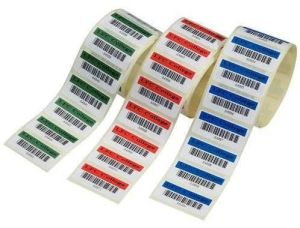 100x150 Mm Colored Barcode Labels