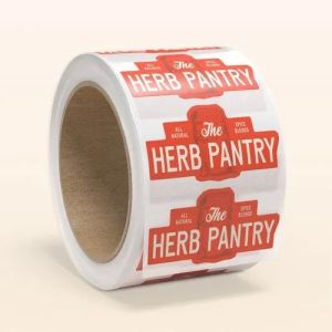 Printed Polyethylene Label Sticker