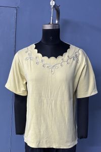 100% Cotton Embroidered Top
