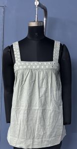 Cotton Embroidered Tops