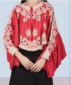 Ladies Embroidered Cotton Top