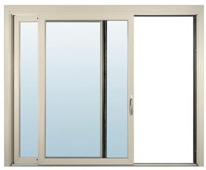 Aluminum Glass Sliding Window 5x3 Feet