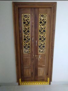Polished Cast Iron Wooden Doors, Thickness : 10-20mm