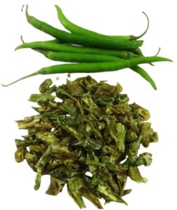 Dehydrated Green Chilli Flakes