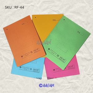 Aagam Paper Board Printed Record / Tag File, Color : Yellow FC