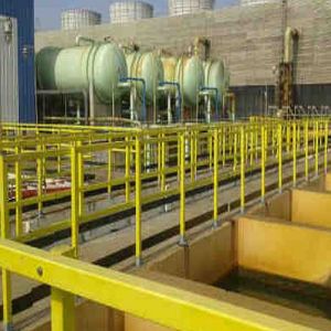 High Strength Pultruded Fiberglass Handrails, Color : Yellow