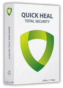Quick Heal Total SECURITY(TR2) – 2 User 1 Year